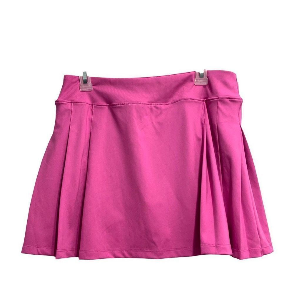Tommy Bahama pleated skorts skirt Size L hot pink pickleball tennis golf